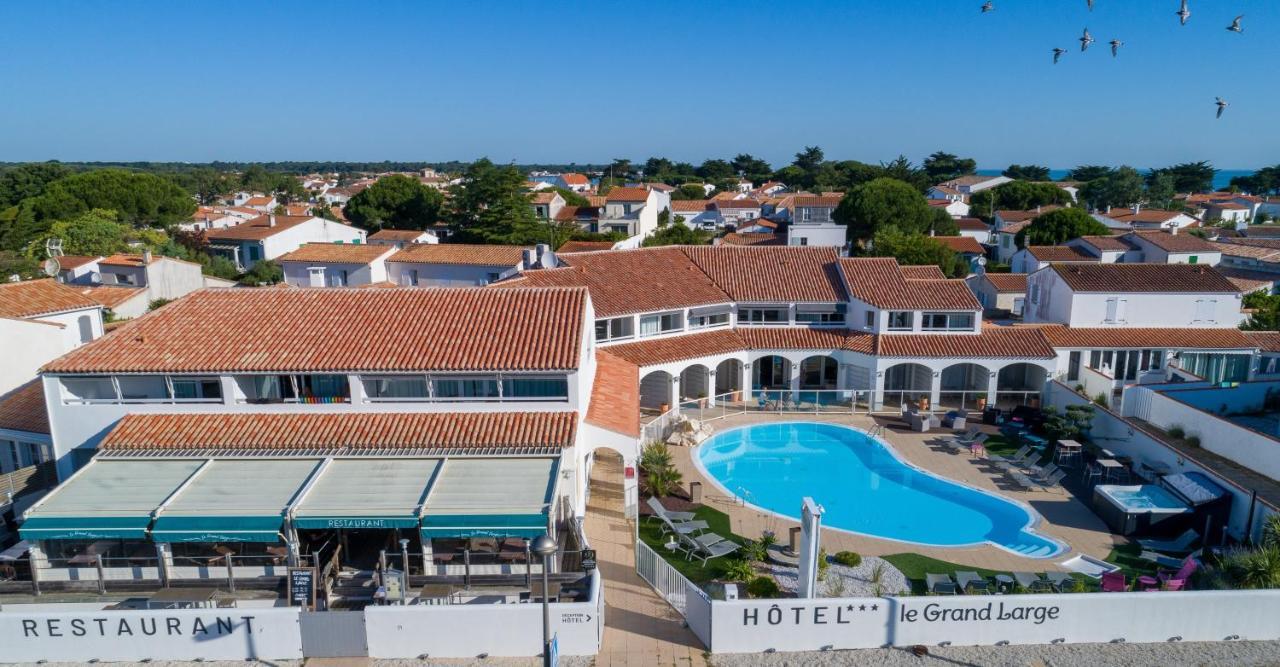 Hotel Restaurant Le Grand Large - Face A La Plage - Ile De Re Rivedoux-Plage Ngoại thất bức ảnh