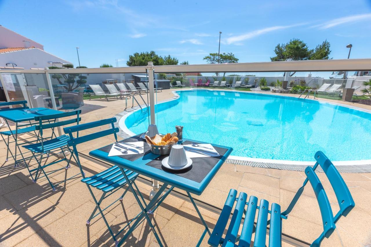 Hotel Restaurant Le Grand Large - Face A La Plage - Ile De Re Rivedoux-Plage Ngoại thất bức ảnh